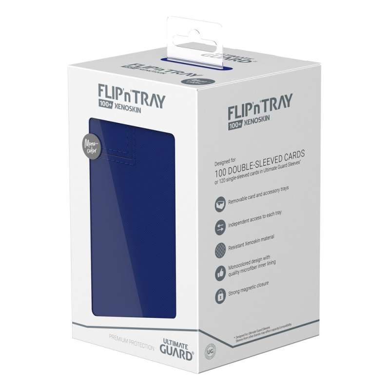 SPOTT-GR Ultimate Guard Flip'n'Tray 100+ Xenoskin - Blue