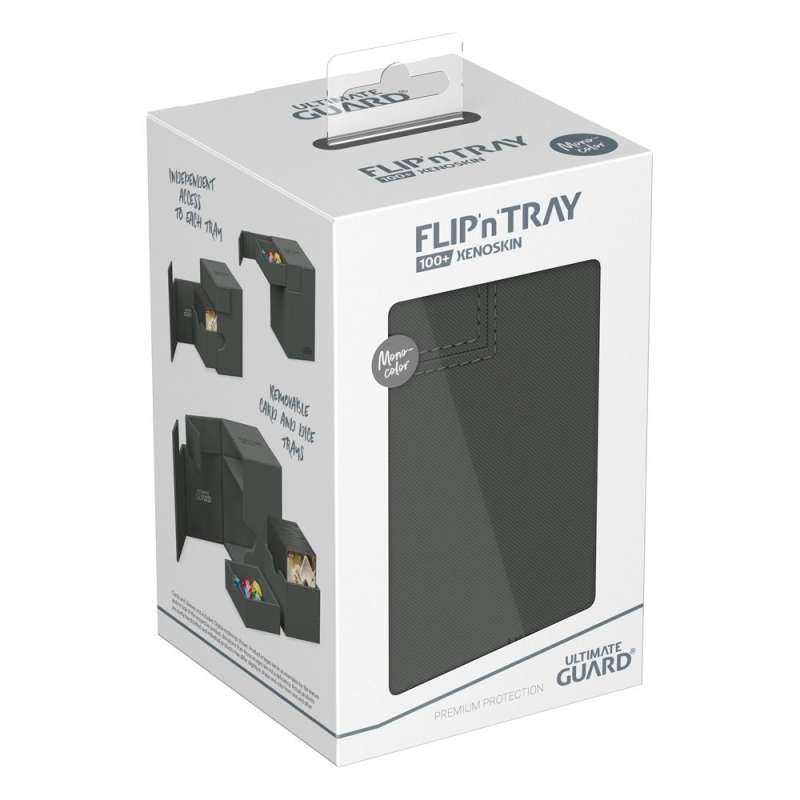 SPOTT-GR Ultimate Guard Flip'n'Tray 100+ Xenoskin - Grey