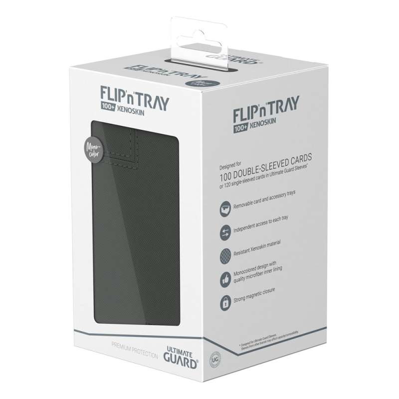 SPOTT-GR Ultimate Guard Flip'n'Tray 100+ Xenoskin - Grey
