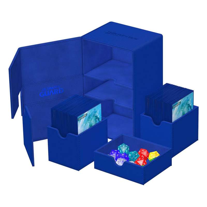 SPOTT-GR Ultimate Guard Twin Flip'n'Tray 160+ Xenoskin - Blue
