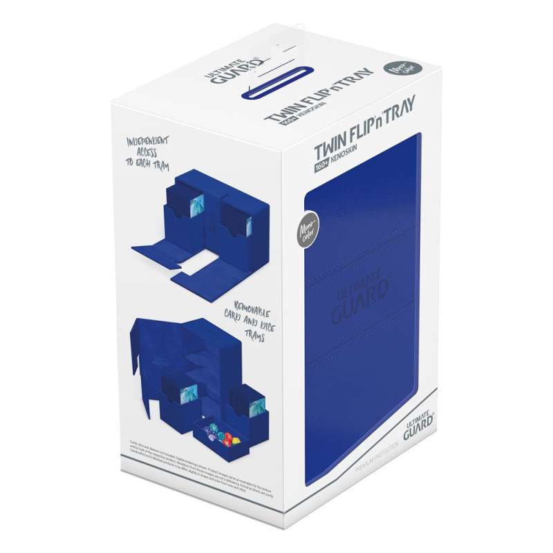 SPOTT-GR Ultimate Guard Twin Flip'n'Tray 160+ Xenoskin - Blue