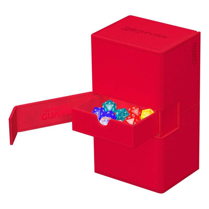SPOTT-GR Ultimate Guard Twin Flip'n'Tray 200+ Xenoskin - Red