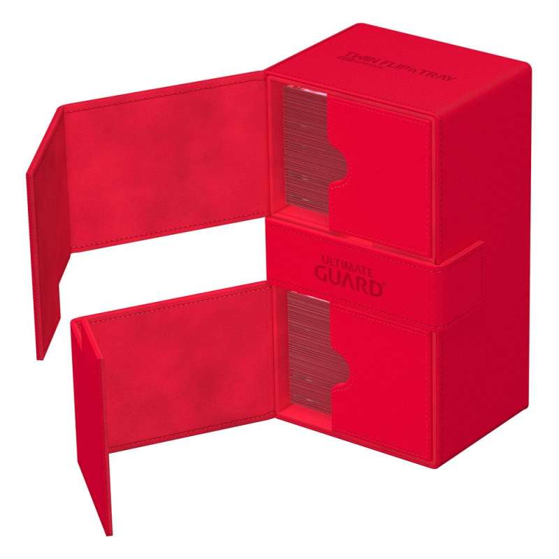 SPOTT-GR Ultimate Guard Twin Flip'n'Tray 200+ Xenoskin - Red