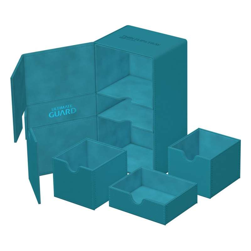SPOTT-GR Ultimate Guard Twin Flip'n'Tray 200+ Xenoskin - Petrol
