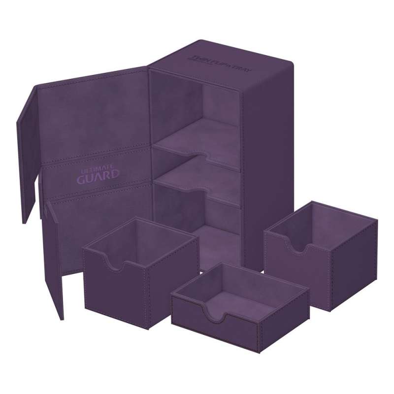 SPOTT-GR Ultimate Guard Twin Flip'n'Tray 200+ Xenoskin - Purple