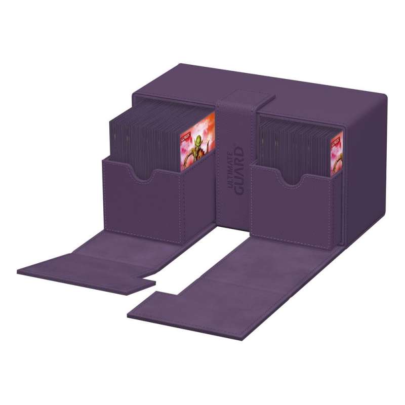 SPOTT-GR Ultimate Guard Twin Flip'n'Tray 200+ Xenoskin - Purple