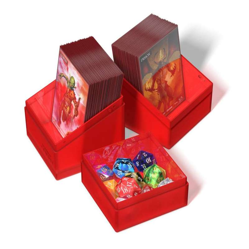SPOTT-GR Ultimate Guard Boulder'n'Tray 100+ - Ruby