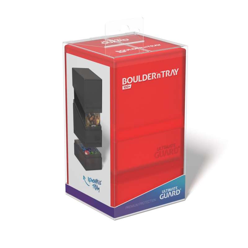 SPOTT-GR Ultimate Guard Boulder'n'Tray 100+ - Ruby