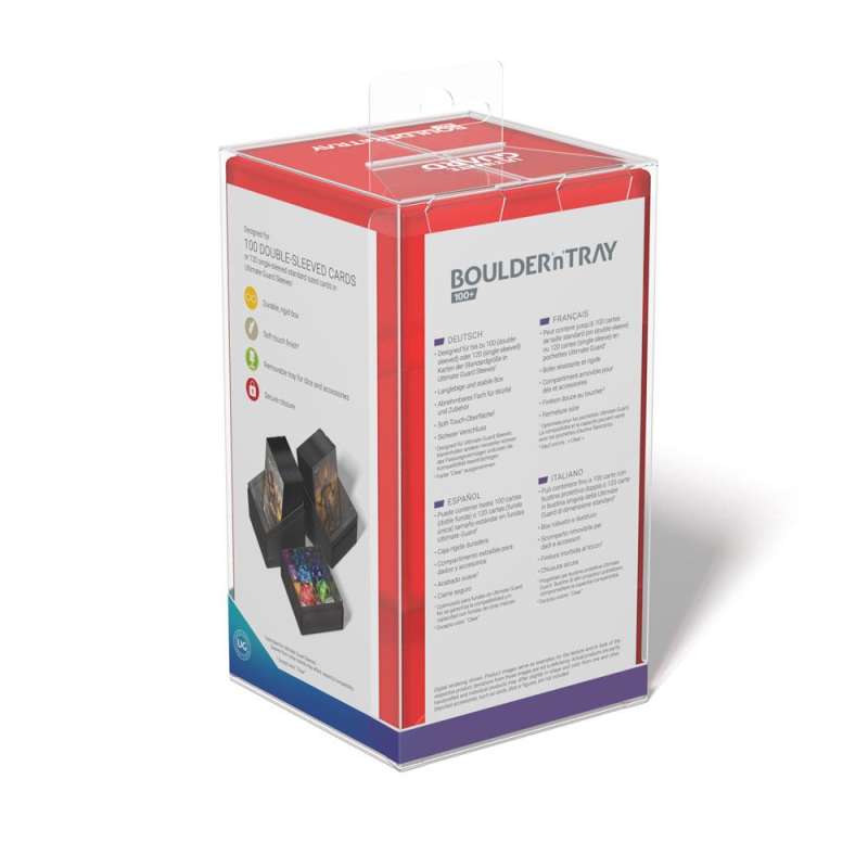 SPOTT-GR Ultimate Guard Boulder'n'Tray 100+ - Ruby