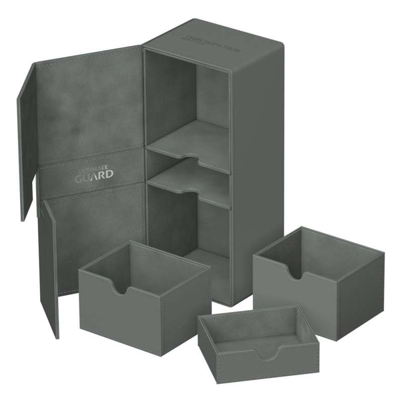 SPOTT-GR Ultimate Guard Twin Flip'n'Tray 266+ Xenoskin - Grey