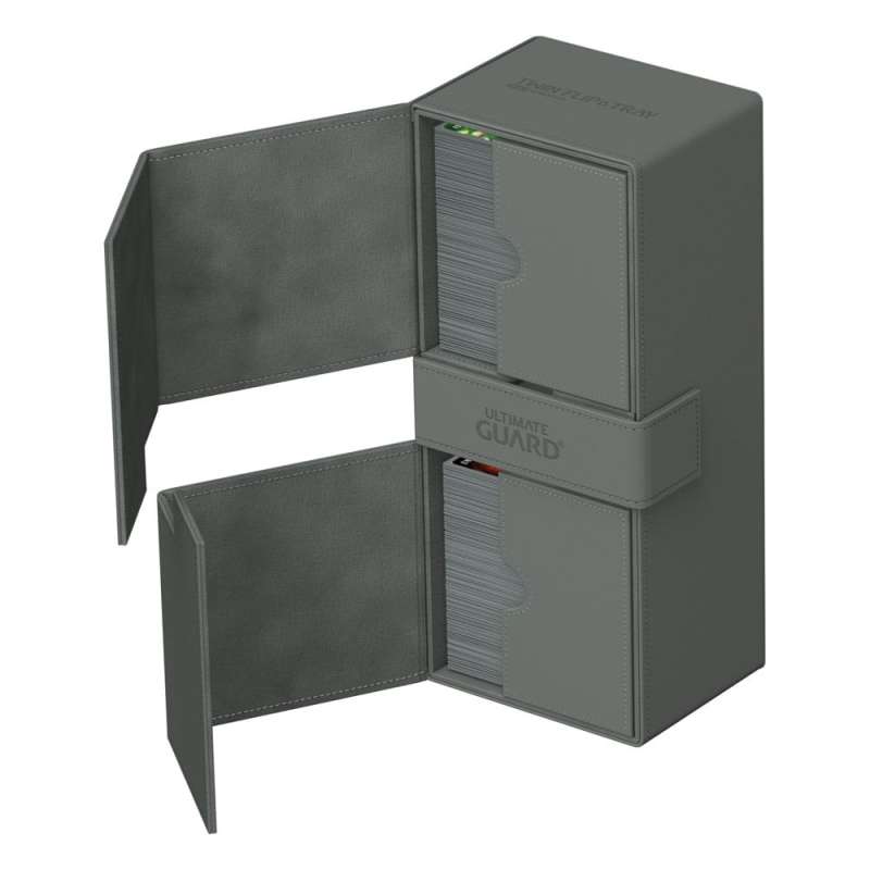 SPOTT-GR Ultimate Guard Twin Flip'n'Tray 266+ Xenoskin - Grey
