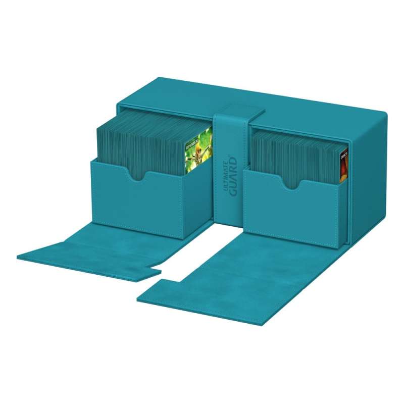 SPOTT-GR Ultimate Guard Twin Flip'n'Tray 266+ Xenoskin - Petrol