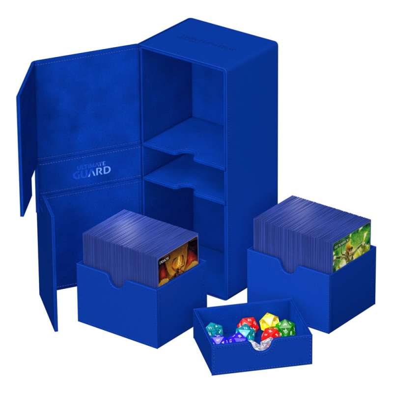 SPOTT-GR Ultimate Guard Twin Flip'n'Tray 266+ Xenoskin - Blue