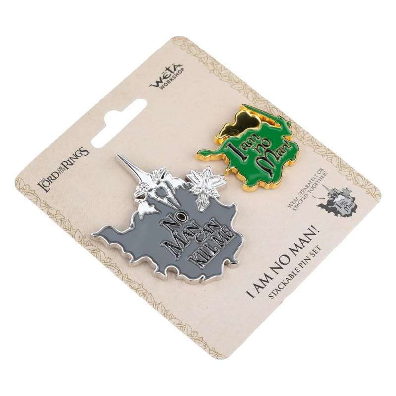 SPOTT-GR Lord of the Rings Collectors - Κονκάρδες No Man Can Kill Me & I Am No Man! Μεγέθους 7cm (2-Pack)