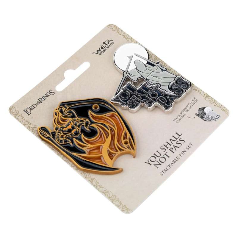 SPOTT-GR Lord of the Rings Collectors - Κονκάρδες You Shall Not Pass Μεγέθους 8cm (2-Pack)