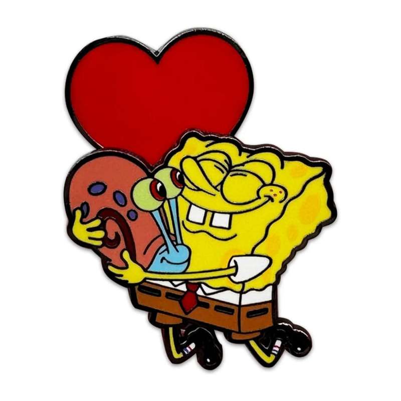 SPOTT-GR Μπομπ Σφουγγαράκης Bobble - Κονκάρδα Spongebob Heart Μεγέθους 5cm