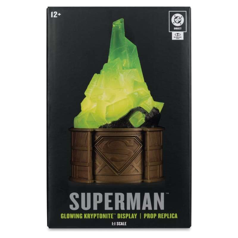 SPOTT-GR Superman DC Direct - Ρέπλικα (Αναλογία 1/1) Kryptonite Display (Gold Label) Μεγέθους 18cm