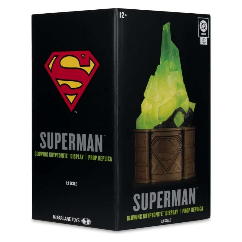 SPOTT-GR Superman DC Direct - Ρέπλικα (Αναλογία 1/1) Kryptonite Display (Gold Label) Μεγέθους 18cm