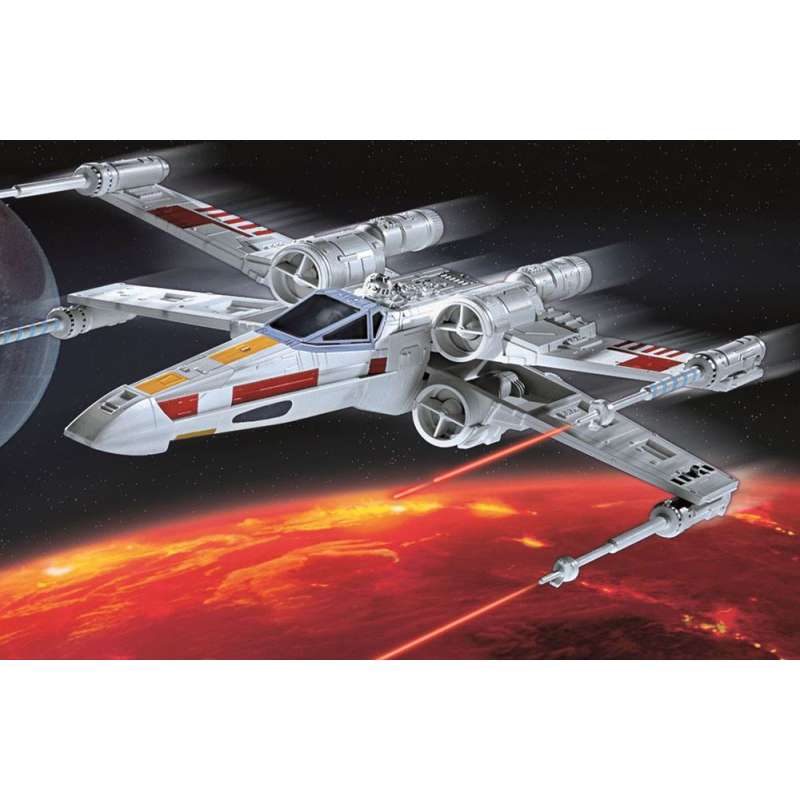 SPOTT-GR Star Wars - Κιτ Μοντελισμού (Αναλογία 1/57) X-Wing Fighter Μεγέθους 22cm