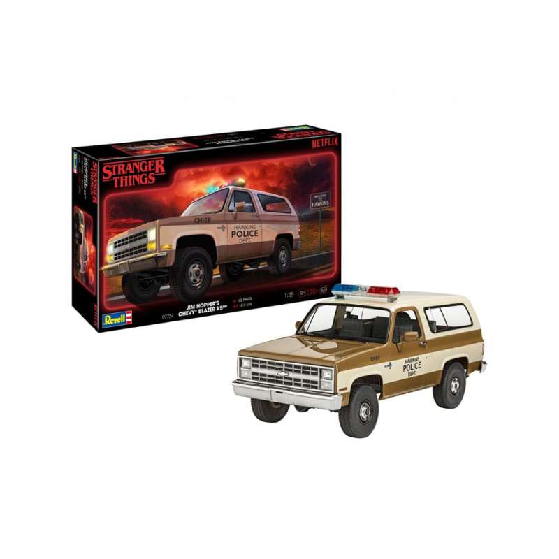 SPOTT-GR Stranger Things - Κιτ Μοντελισμού (Αναλογία 1/25) 1985 Chevrolet K5 Blazer Μεγέθους 19cm