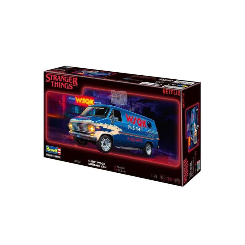 SPOTT-GR Stranger Things - Κιτ Μοντελισμού (Αναλογία 1/25) Squawk Van Μεγέθους 21cm