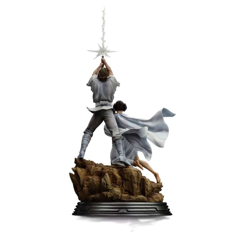 SPOTT-GR Star Wars Deluxe Art Scale - Φιγούρα (Αναλογία 1/10) Luke and Leia με Ύψος 41cm