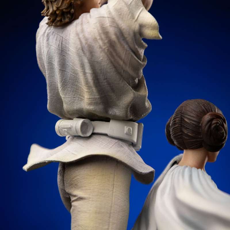 SPOTT-GR Star Wars Deluxe Art Scale - Φιγούρα (Αναλογία 1/10) Luke and Leia με Ύψος 41cm