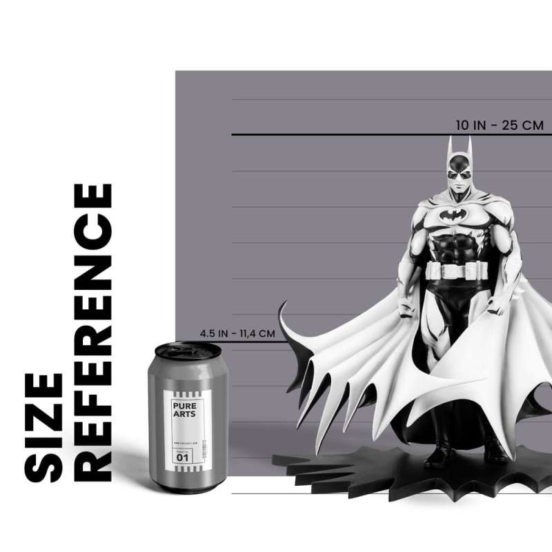 SPOTT-GR Batman PX - Φιγούρα PVC (Αναλογία 1/8) SDCC 2024 Batman Black & White Version με Ύψος 27cm