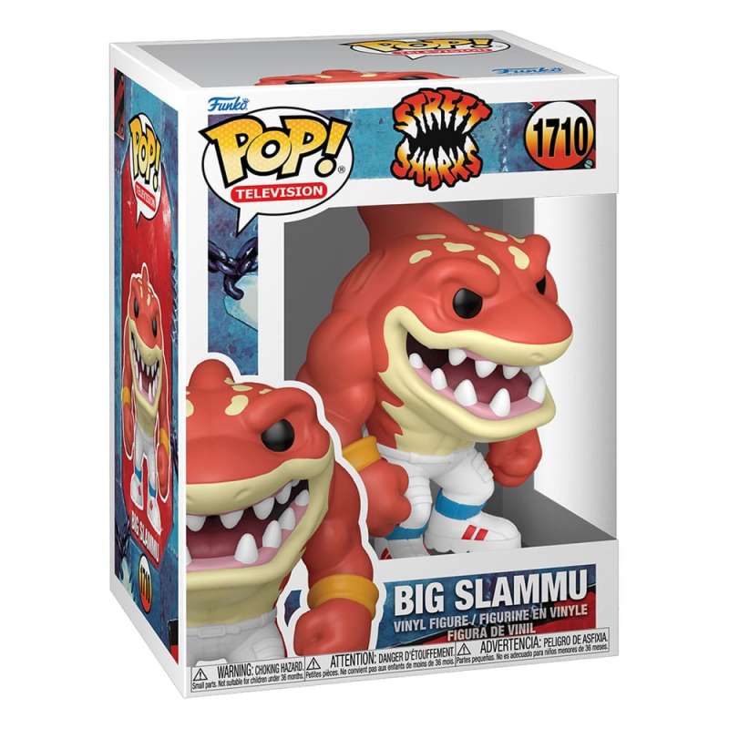 SPOTT-GR Street Sharks POP! Television - Φιγούρα Βινυλίου Big Slammu με Ύψος 9cm