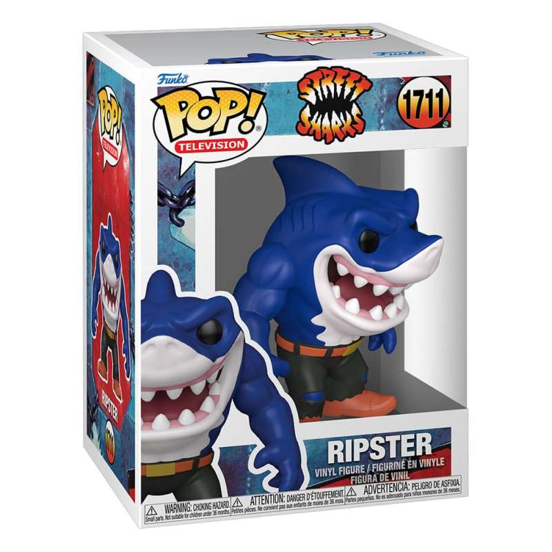 SPOTT-GR Street Sharks POP! Television - Φιγούρα Βινυλίου Ripster με Ύψος 9cm