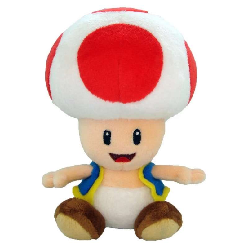 SPOTT-GR Super Mario - Λούτρινο Toad με Ύψος 17cm