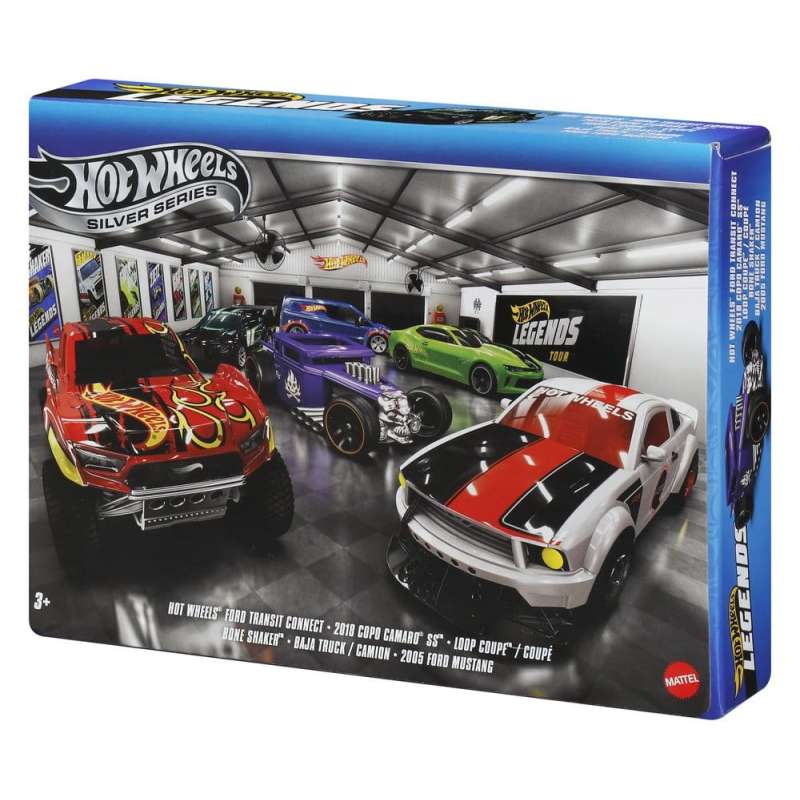 SPOTT-GR Hot Wheels Silver Series - Die-Cast Συλλεκτικά Οχήματα Legends (Αναλογία 1/64) (6-Pack)