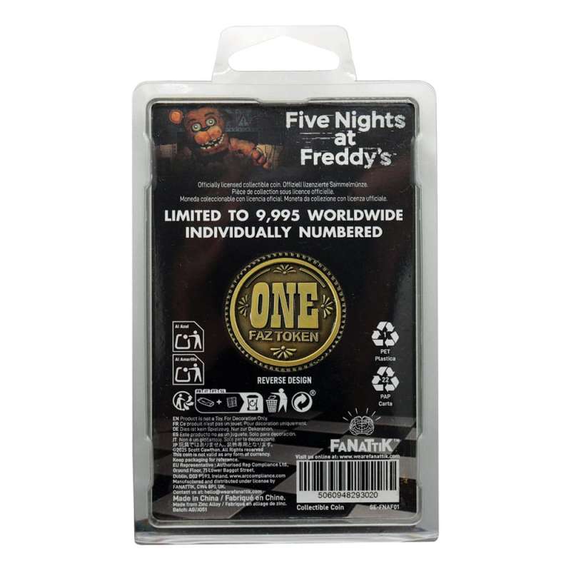 SPOTT-GR Five Nights at Freddy´s - Συλλεκτικό Κέρμα One Faz Token Limited Edition