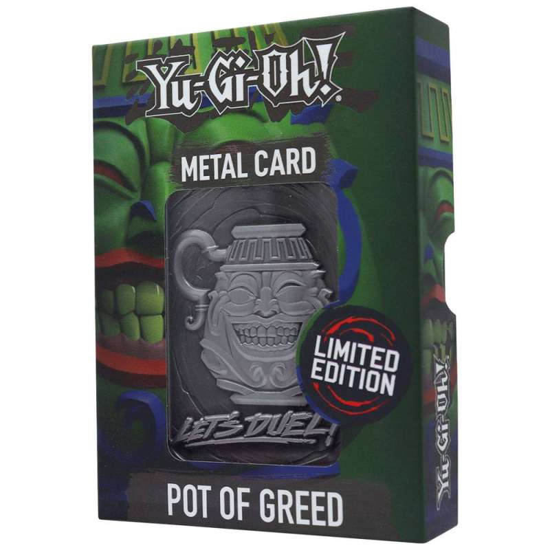 SPOTT-GR Yu-Gi-Oh! - Κάρτα Ρέπλικα Pot of Greed Limited Edition