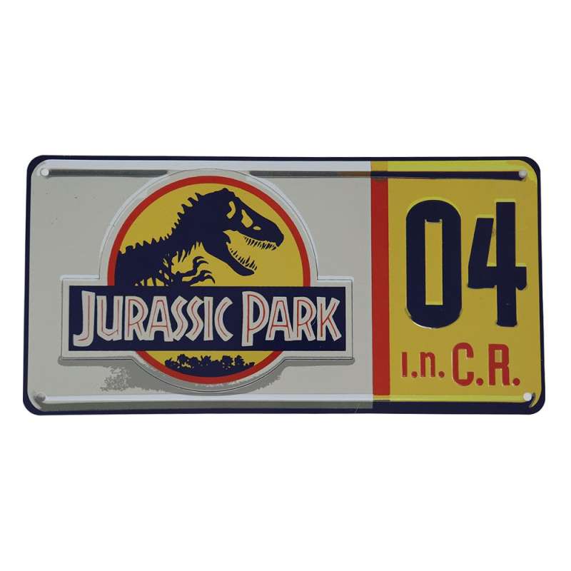 SPOTT-GR Jurassic Park - Ρέπλικα (Αναλογία 1/1) Dennis Nedry License Plate