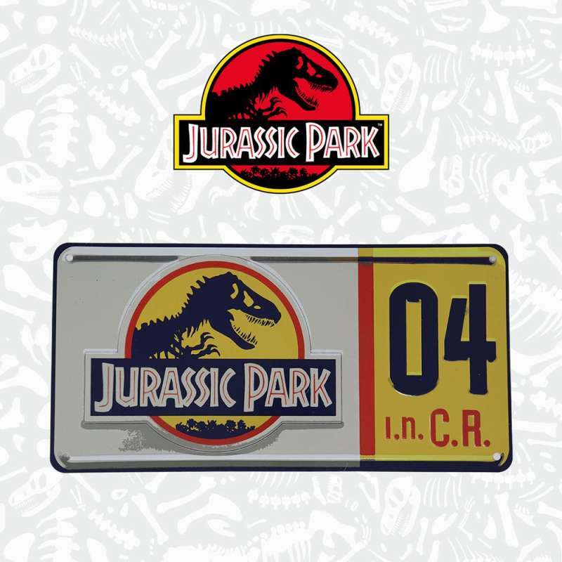 SPOTT-GR Jurassic Park - Ρέπλικα (Αναλογία 1/1) Dennis Nedry License Plate