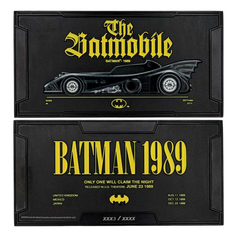 SPOTT-GR DC Comics - Διακοσμητικό Πλακίδιο Batman Batmobile XL Limited Edition