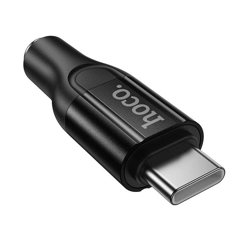 SPOTT-GR Hoco UPA35 Mia - Μετατροπέας Type-C σε AUX Jack 3.5mm σε Μαύρο Χρώμα