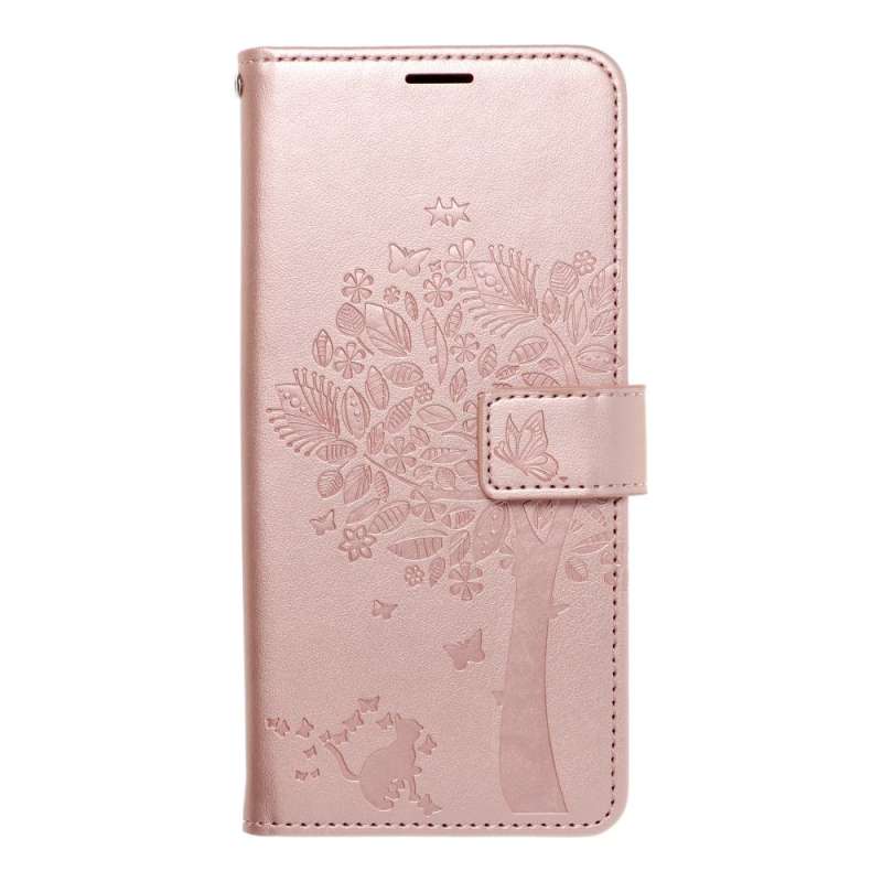 SPOTT-GR Mezzo Book Case - Θήκη για Samsung Galaxy A27 (Σχέδιο Flower) σε Ροζ Xρώμα