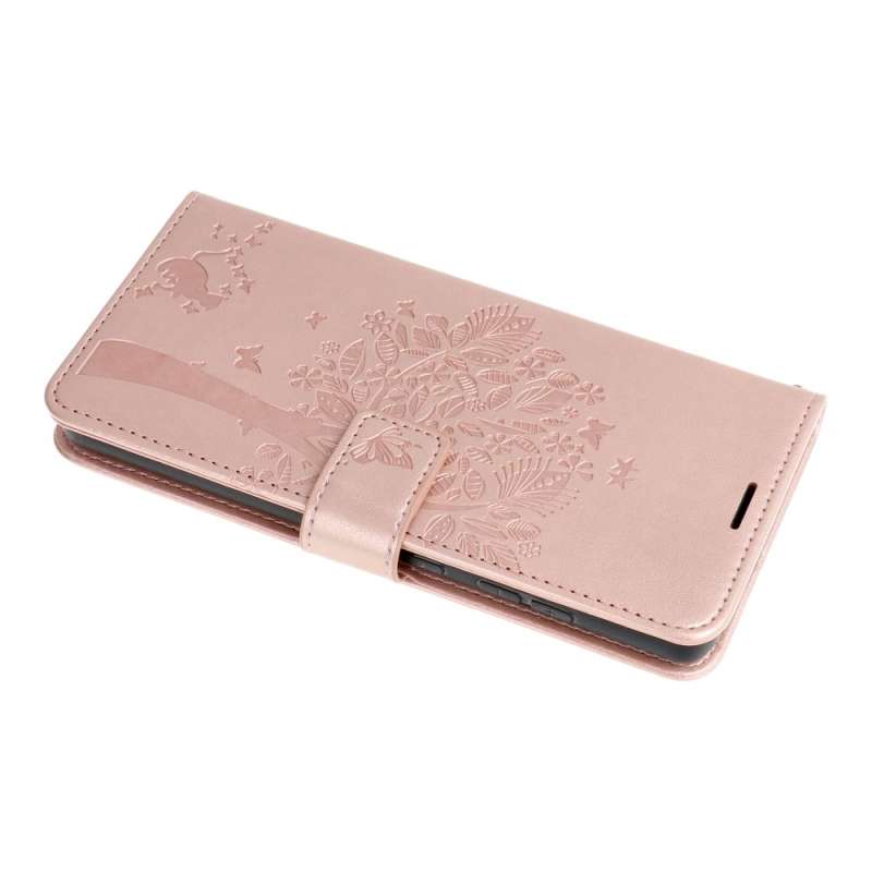 SPOTT-GR Mezzo Book Case - Θήκη για Samsung Galaxy A27 (Σχέδιο Flower) σε Ροζ Xρώμα