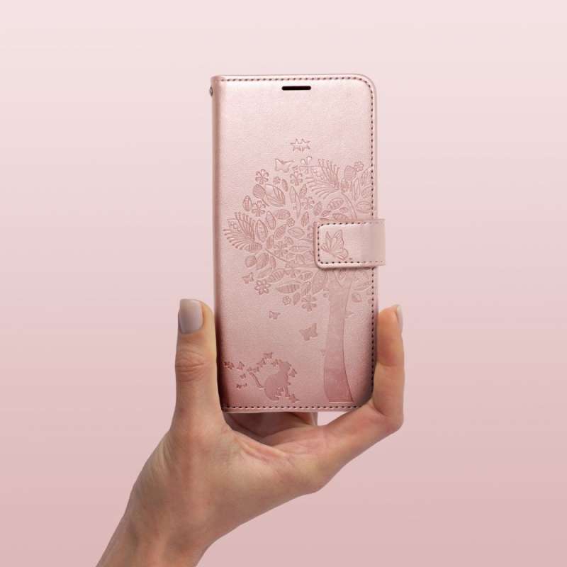 SPOTT-GR Mezzo Book Case - Θήκη για Samsung Galaxy A27 (Σχέδιο Flower) σε Ροζ Xρώμα