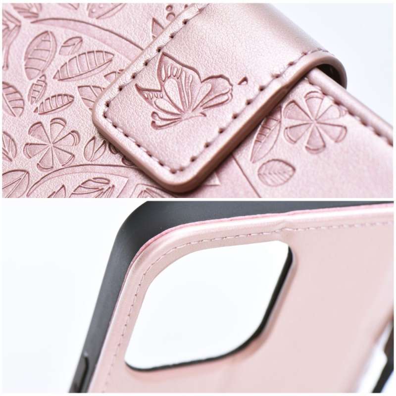 SPOTT-GR Mezzo Book Case - Θήκη για Samsung Galaxy A27 (Σχέδιο Flower) σε Ροζ Xρώμα