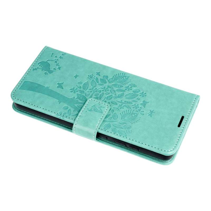 SPOTT-GR Mezzo Book Case - Θήκη για Samsung Galaxy A27 (Σχέδιο Flower) σε Πράσινο Χρώμα