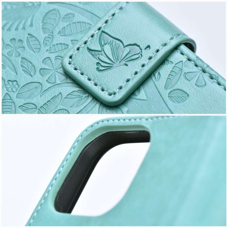SPOTT-GR Mezzo Book Case - Θήκη για Samsung Galaxy A27 (Σχέδιο Flower) σε Πράσινο Χρώμα