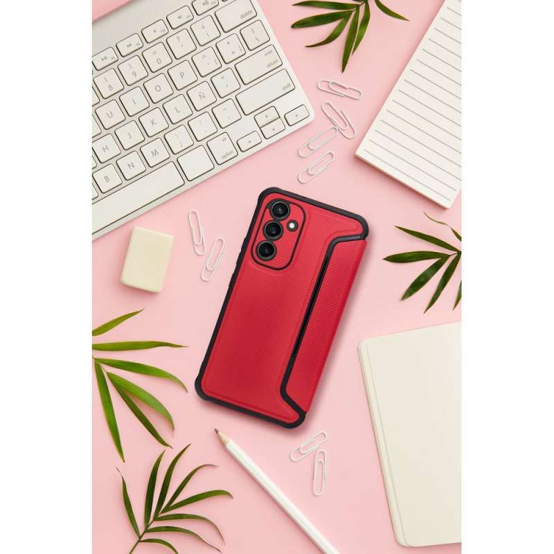 SPOTT-GR Razor Book Case - Θήκη για Samsung Galaxy A27 σε Κόκκινο Χρώμα
