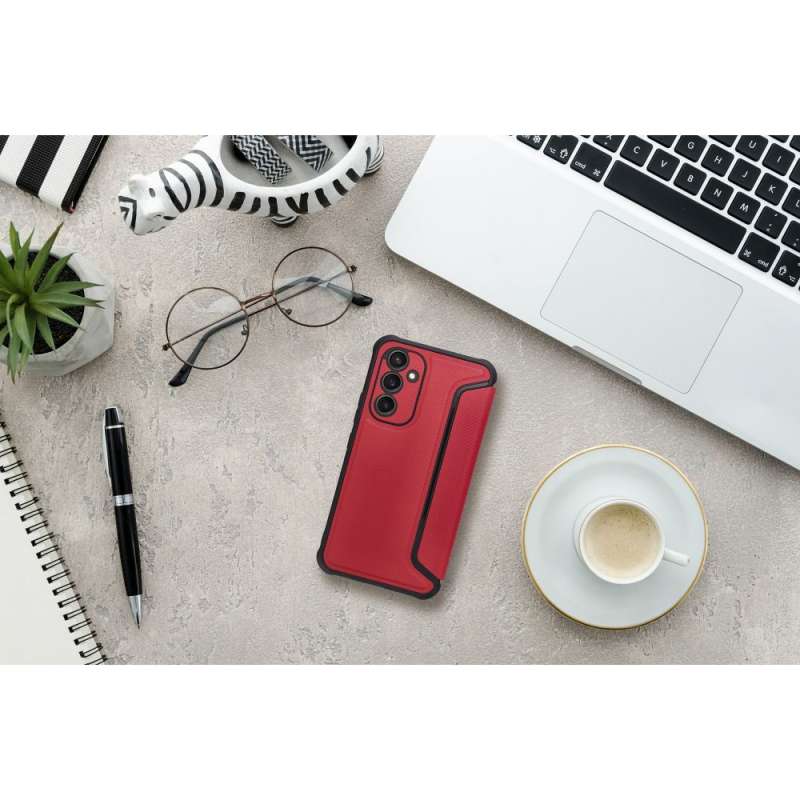 SPOTT-GR Razor Book Case - Θήκη για Samsung Galaxy A27 σε Κόκκινο Χρώμα