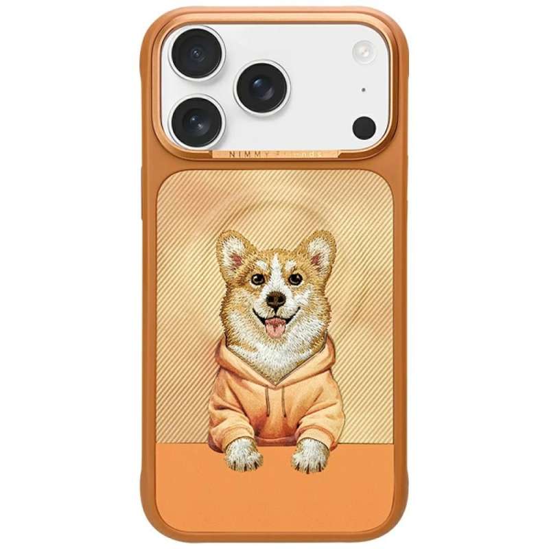SPOTT-GR Nimmy Case Gentle Pets (Dog) - Θήκη με Υποστήριξη MagSafe για Apple iPhone 17 Pro σε Πορτοκαλί Χρώμα
