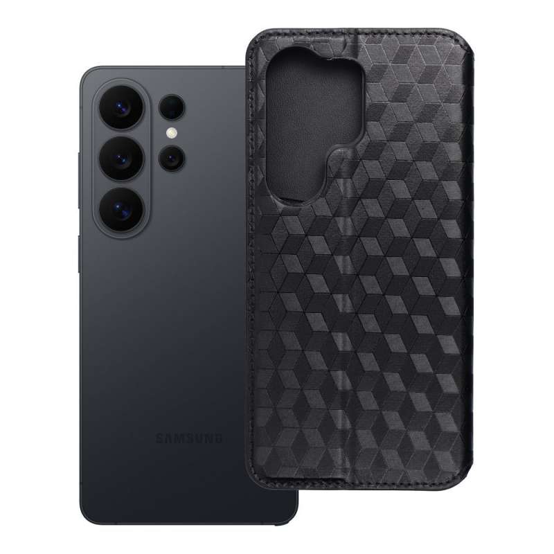 SPOTT-GR Cubic Book Cover - Θήκη για Samsung Galaxy A27 σε Μαύρο Χρώμα