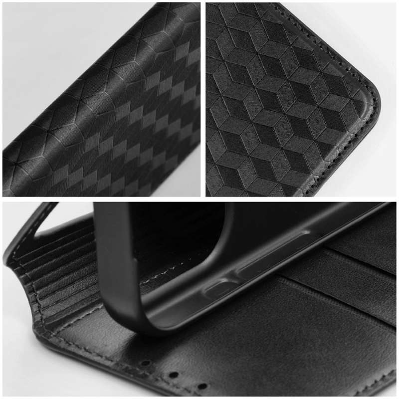 SPOTT-GR Cubic Book Cover - Θήκη για Samsung Galaxy A27 σε Μαύρο Χρώμα