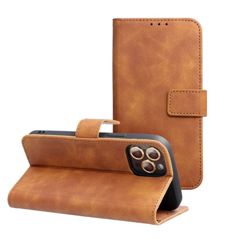 SPOTT-GR Tender Book Case - Θήκη για Samsung Galaxy A27 5G σε Καφέ Χρώμα